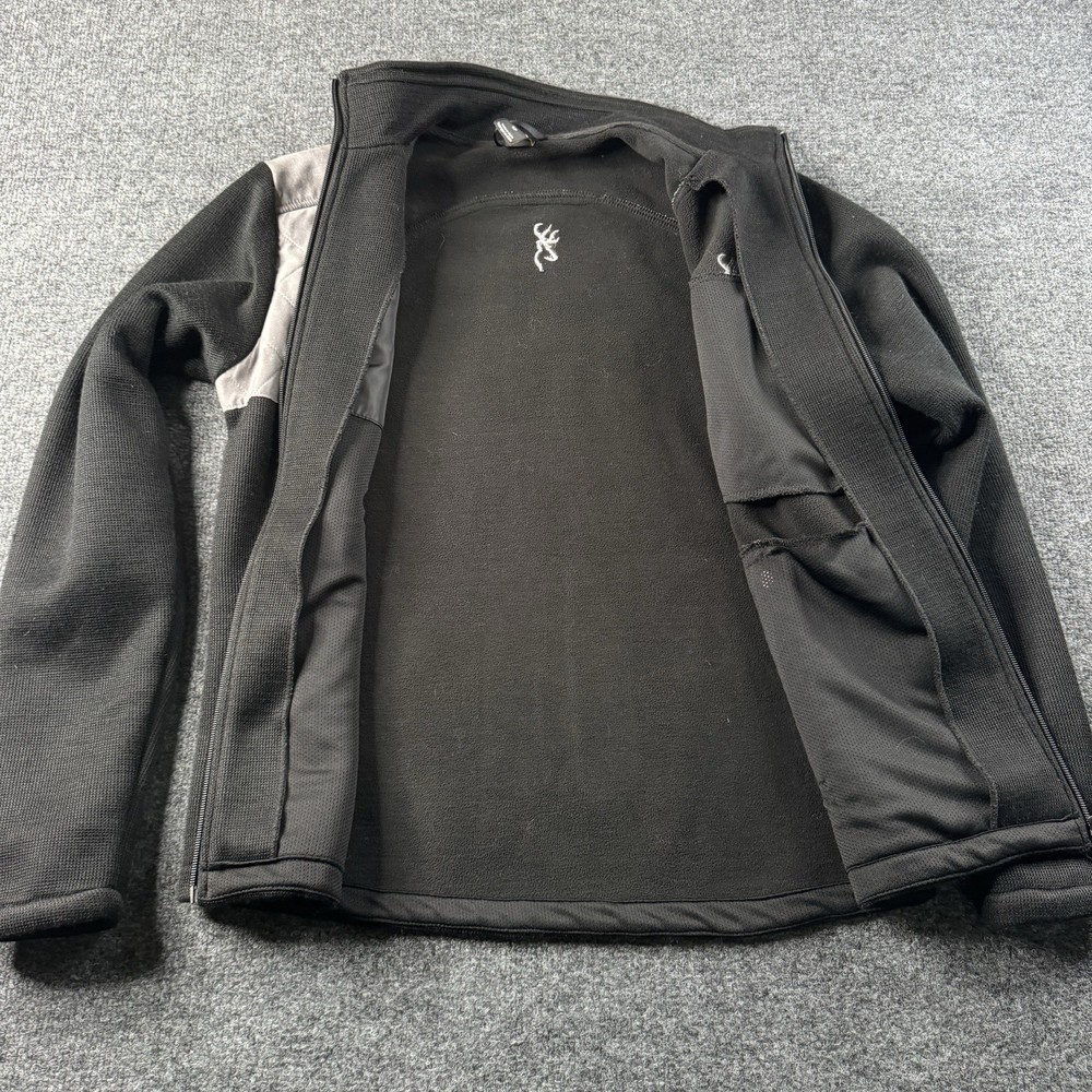 Browning Performance Field Jacket Small Gray Black Fill Zip