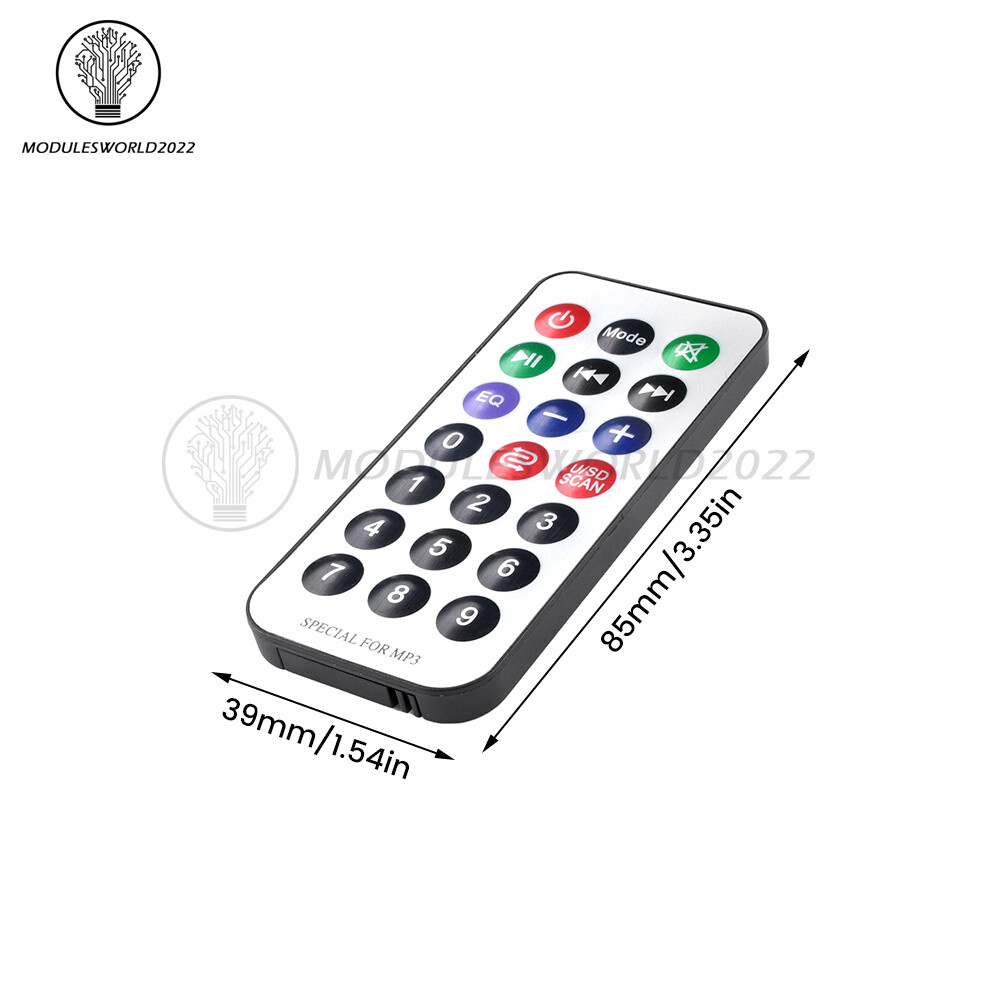 MP3 Bluetooth5.3 Power Amplifier Decoder Board USB TF FM Radio 2*3W Audio Player
