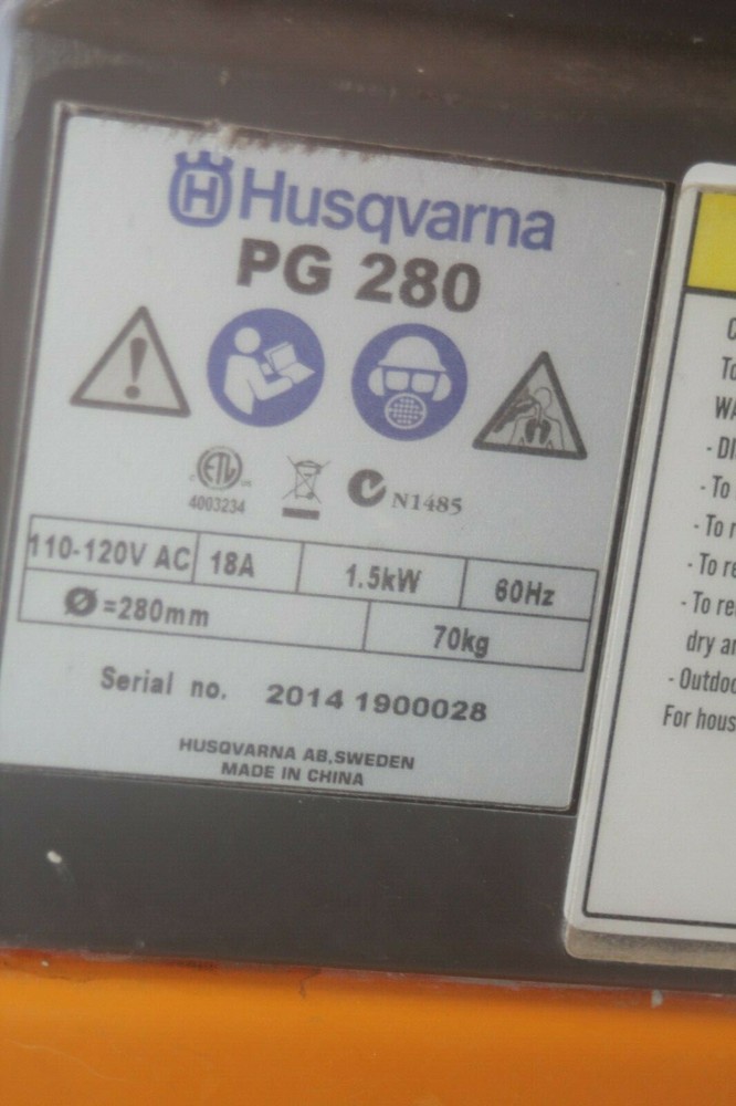 Husqvarna Floor Grinder PG280