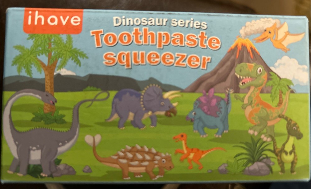Dinosaur Toothpaste Squeezer