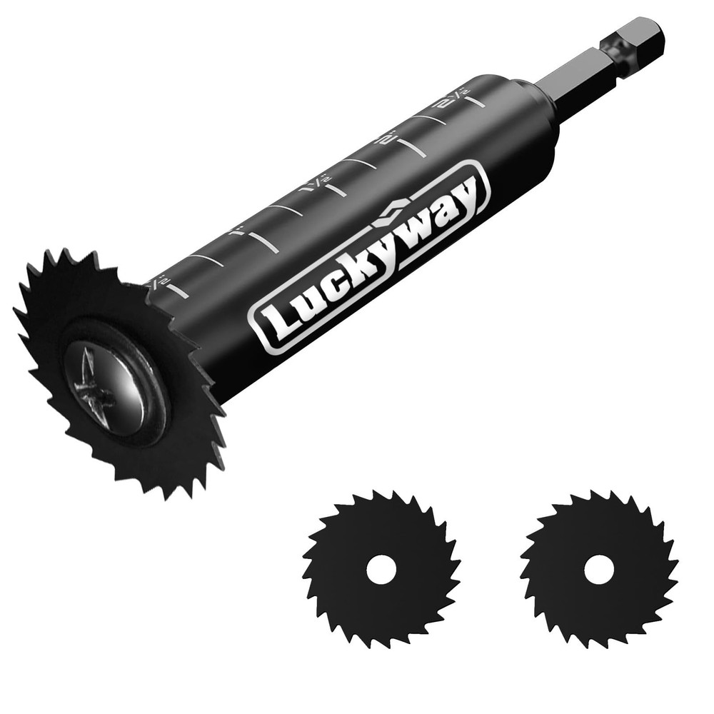 Inside Pipe Cutter including 2 Replaced Blades and Deburring Tool, for PVC an...