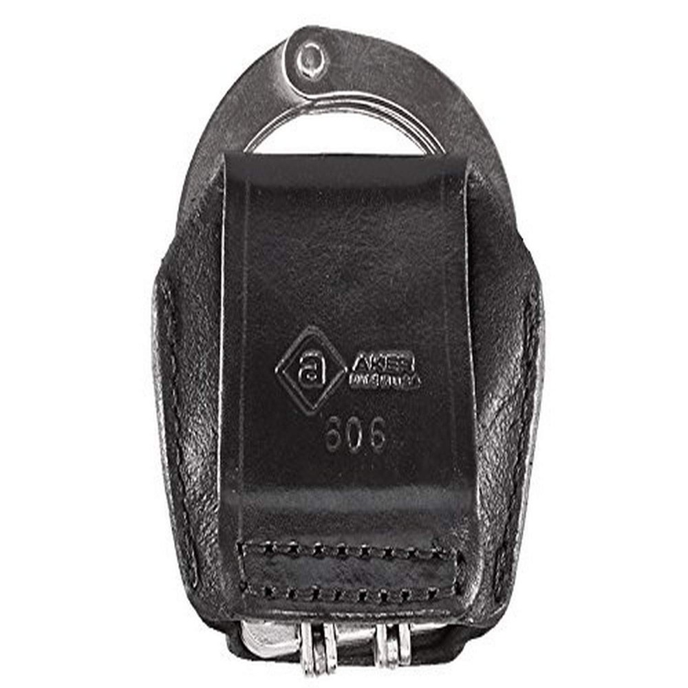 Aker Leather Aker - 606 Slim Open Hinged Handcuff Case Plain