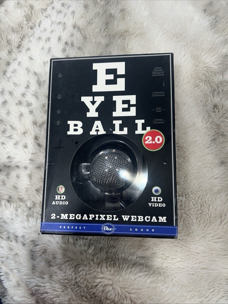Blue Microphones Eyeball 2.0 Web Cam, New In Original Box