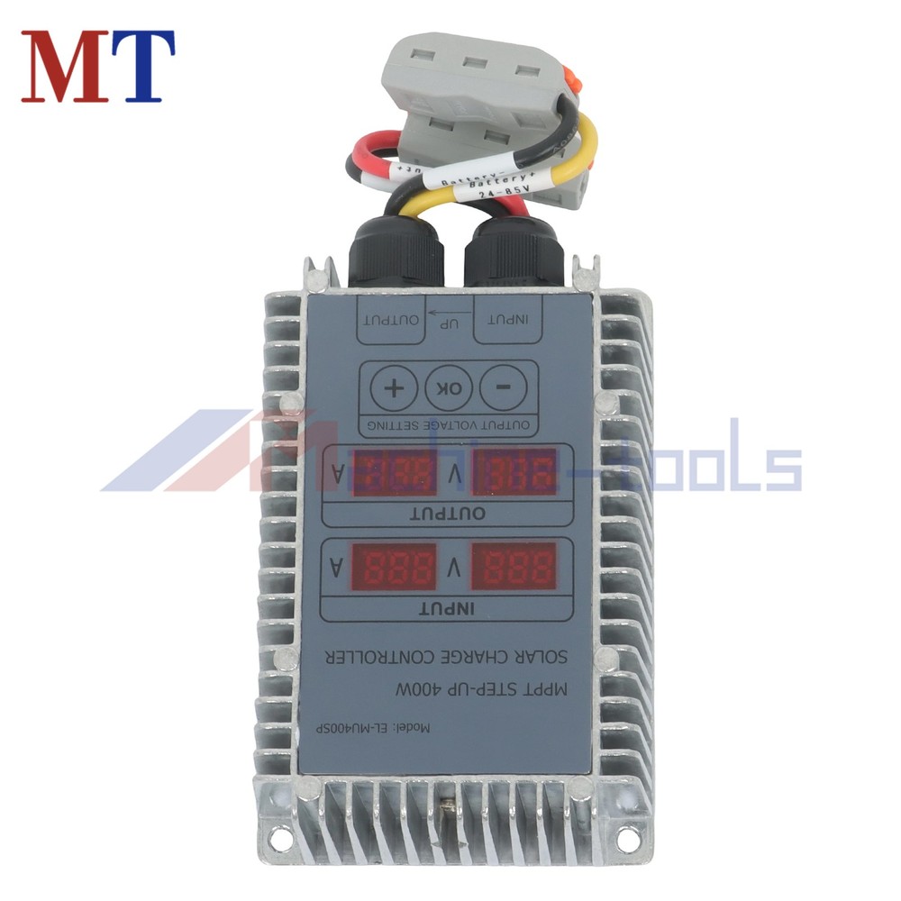 400W MPPT Boost Controller Solar 24V-85V Voltage Regulator Waterproof LED