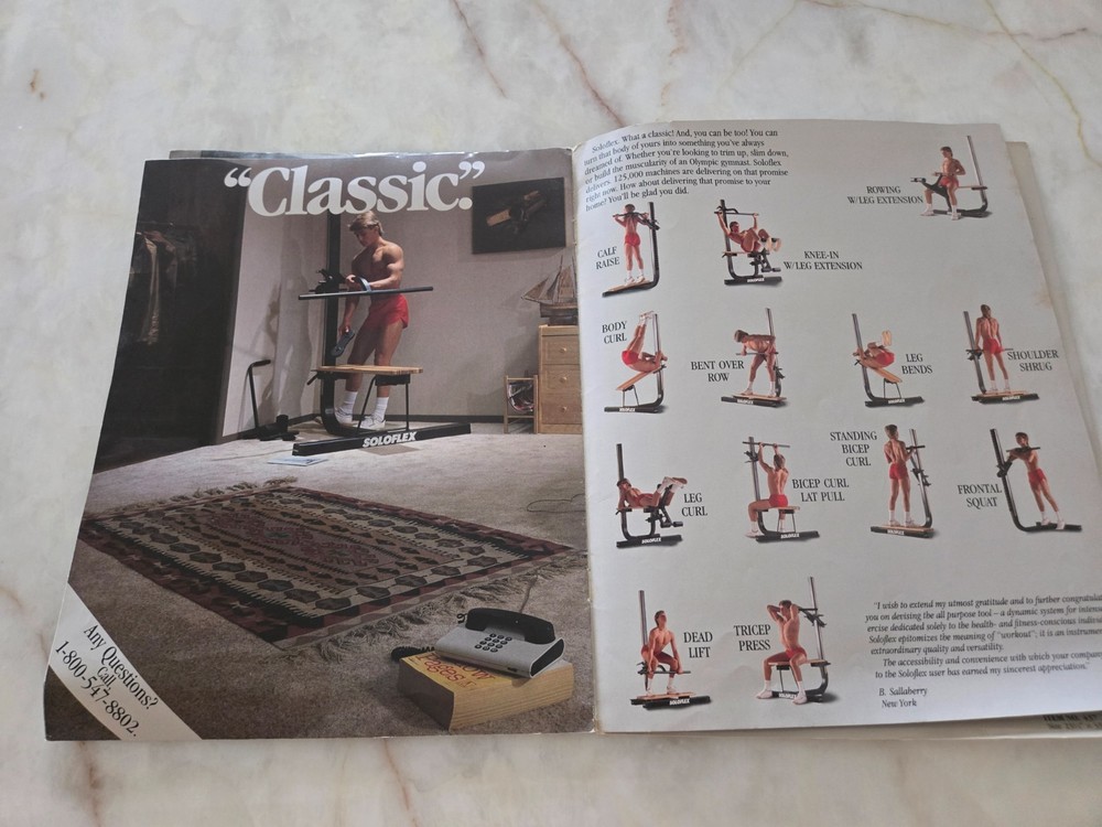 soloflex users parts and advertisement