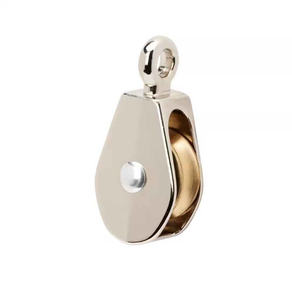 1-1/4 In. Nickel-Plated Fixed Pulley