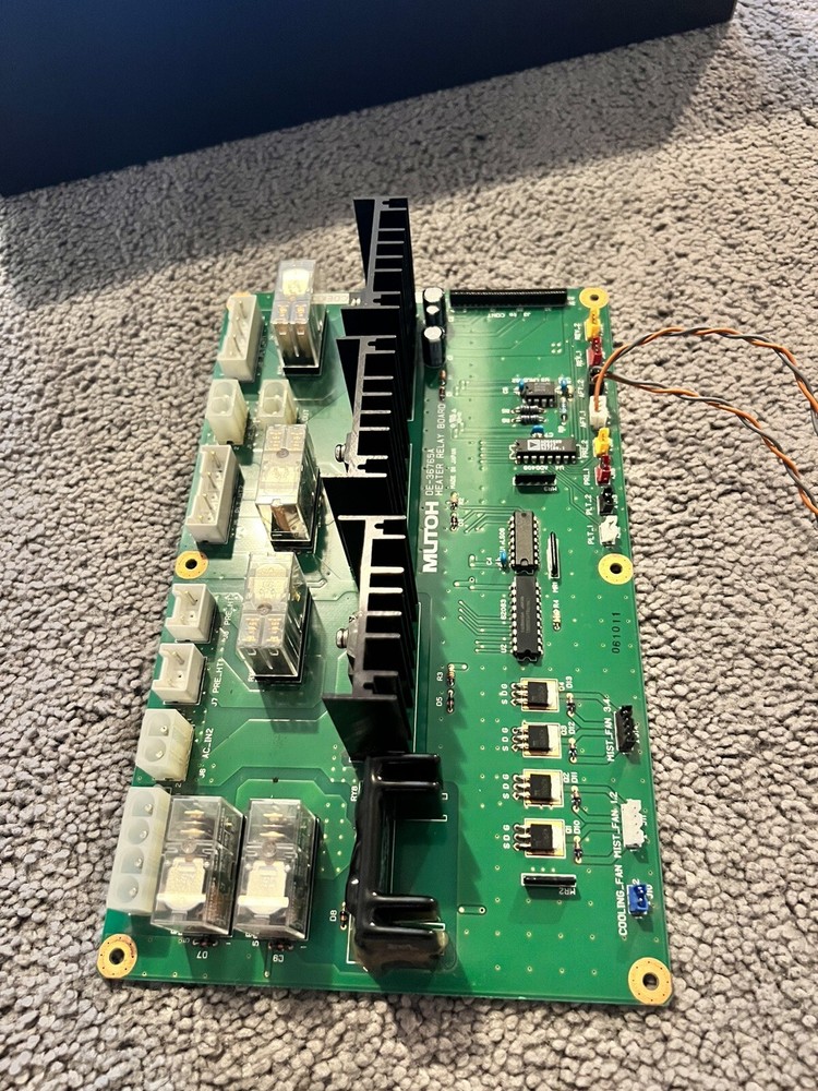 Mutoh Heater Relay Board De-36765a