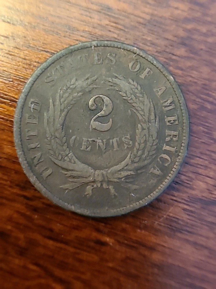 1868 US Two Cent Piece, Ungraded