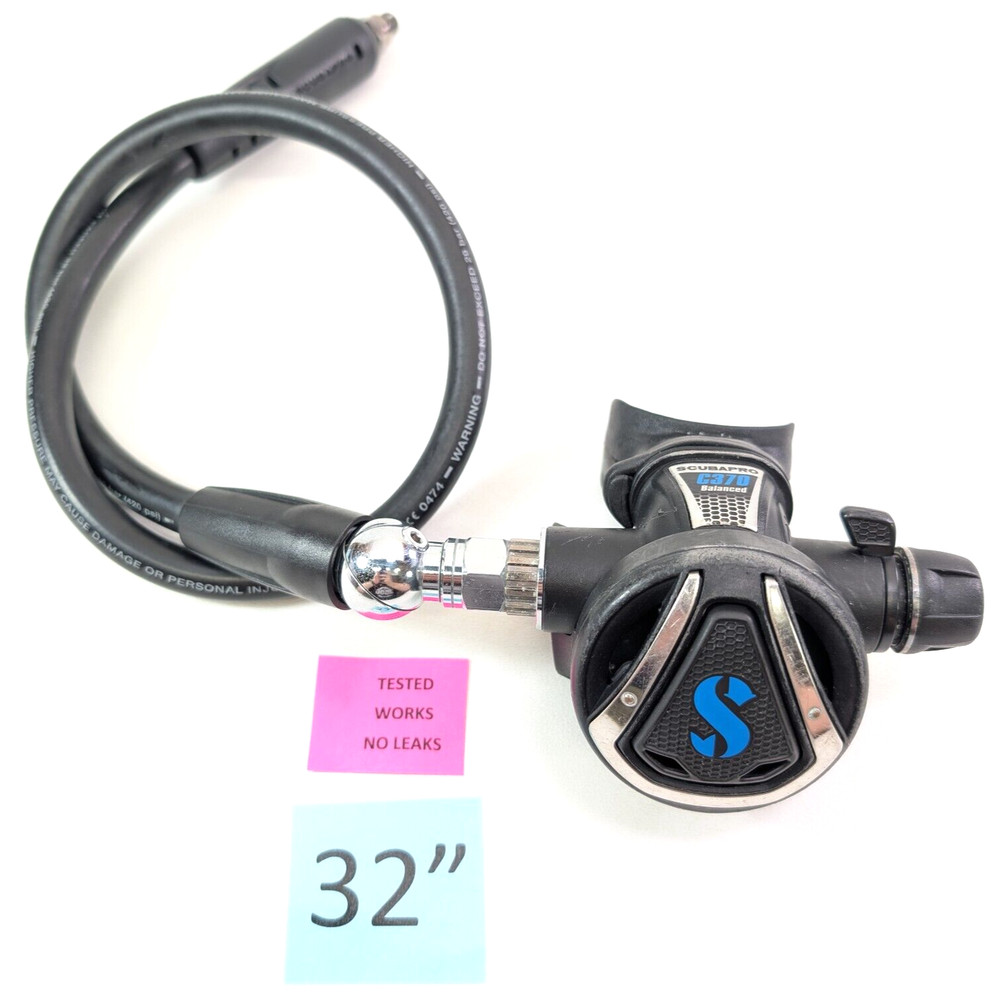 Scubapro C370 Primary Second 2nd Stage Regulator Scuba Dive Adjustable, Balanced