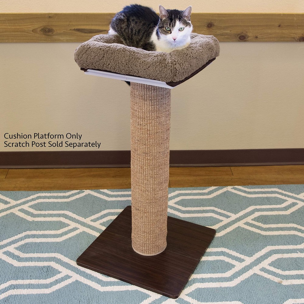 Kitty City Sisal Post Scratcher Perch Platform Attachment Accessory (Perch Pl...