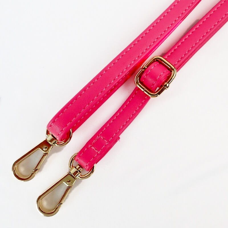 Cotton Raffia Shoulder Strap (Rose)