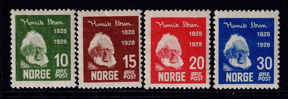 Norway SC# 132 - 135 Mint Light Hinged - S31168