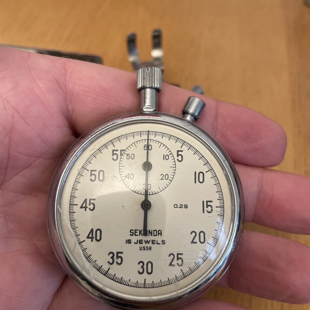 VFR Flight Log Pad/sheets With Working Stop Watch, 1989 Vintage