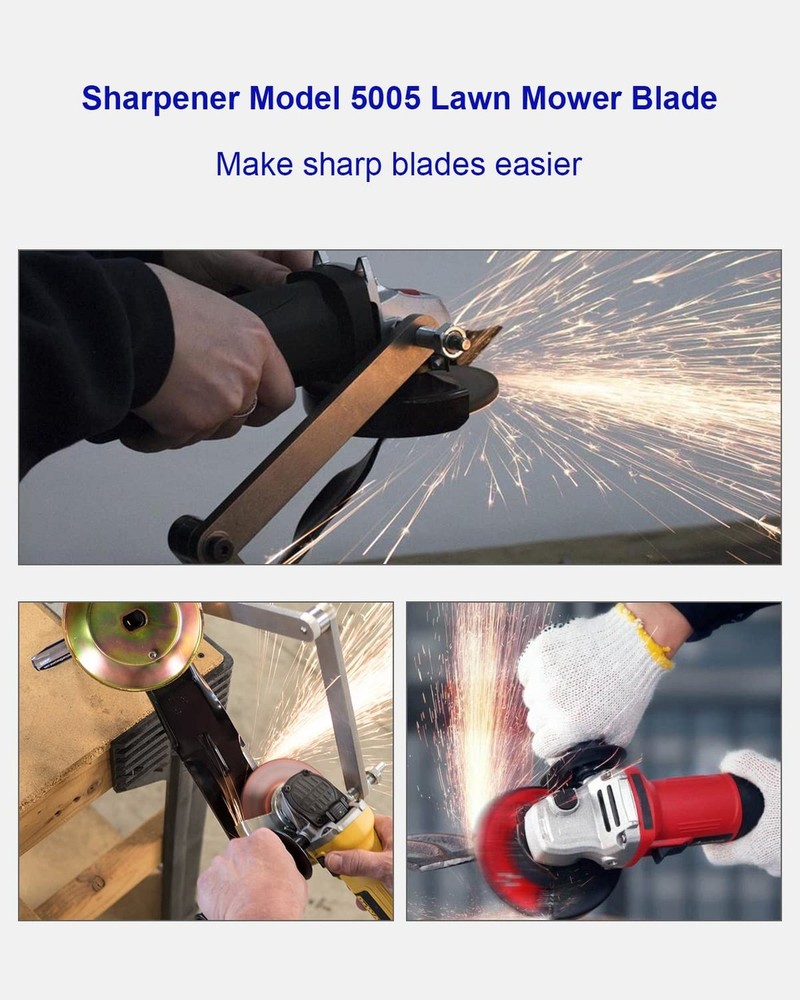Sharpener Model 5005 Lawn Mower Blade Sharpener 15°-45° Adjustable for