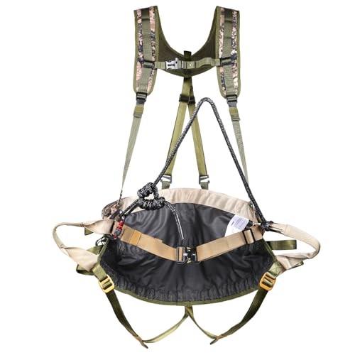 Tree Saddle Suspenders, Modular Yoke Support System with Universal Molle Kit,