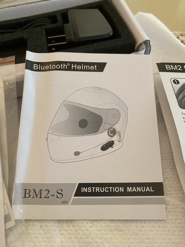 Motorcycle Helmet Bluetooth Built In BM2-S 2-Way Intercom Communication Set