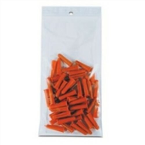 2000 - 6x8" 2 Mil Hang Hole Reclosable Poly Bag Clear