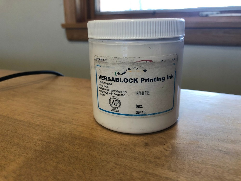 8oz Sax Versablock Printing Ink White