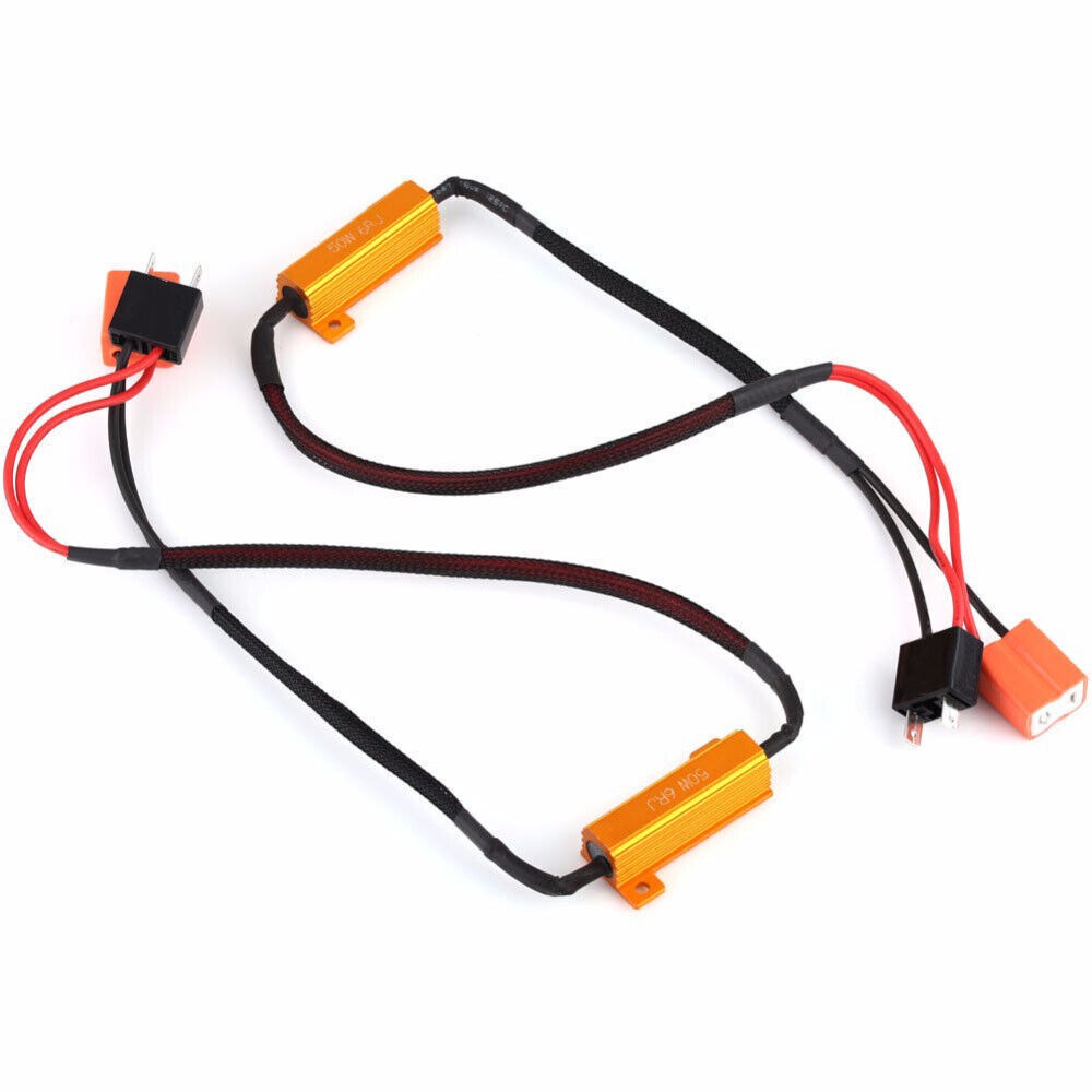 H7 LED Headlight Canbus Decoder Anti Flicker Adapter Error Free Canceler Lamps