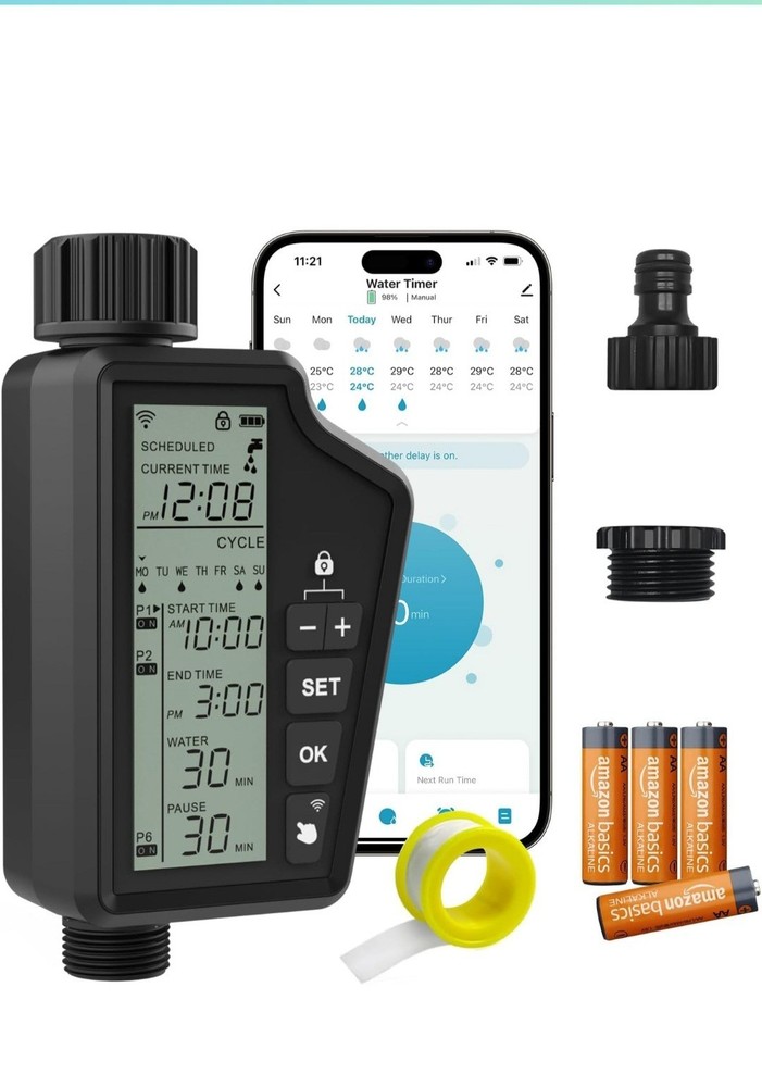Smart WiFi Watering Timer, Automatic Sprinkler, Sprinkler, Programmable