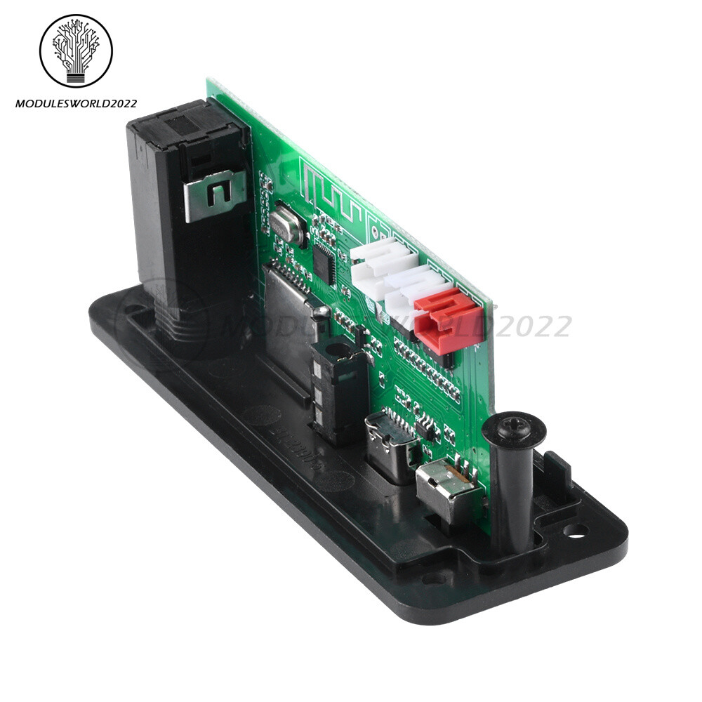 MP3 Bluetooth5.3 Power Amplifier Decoder Board USB TF FM Radio 2*3W Audio Player
