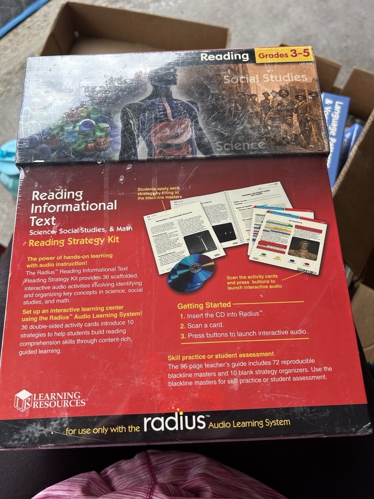 Learning Resources Radius System – 2 Machines + 15 Reading & ESL Sets