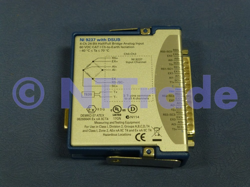 National Instruments NI-9237 cDAQ Bridge Module, D-Sub