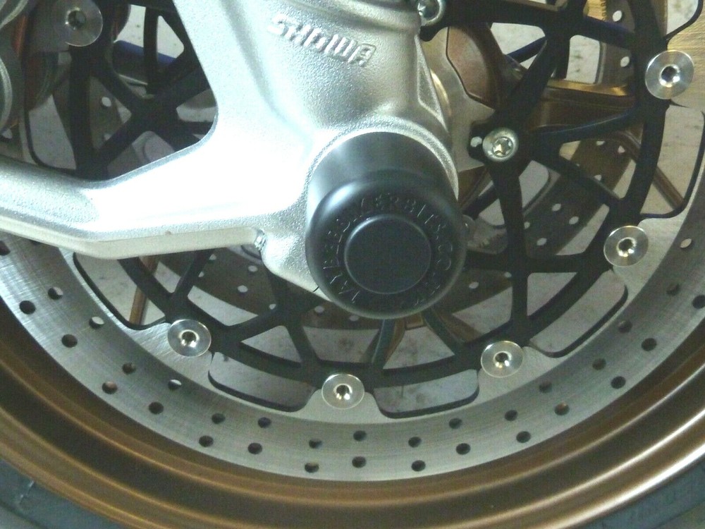 ZERO DSR 2014-2020 CRASH MUSHROOMS FRONT AXLE FORK SLIDERS PUCKS KNOBS TS291