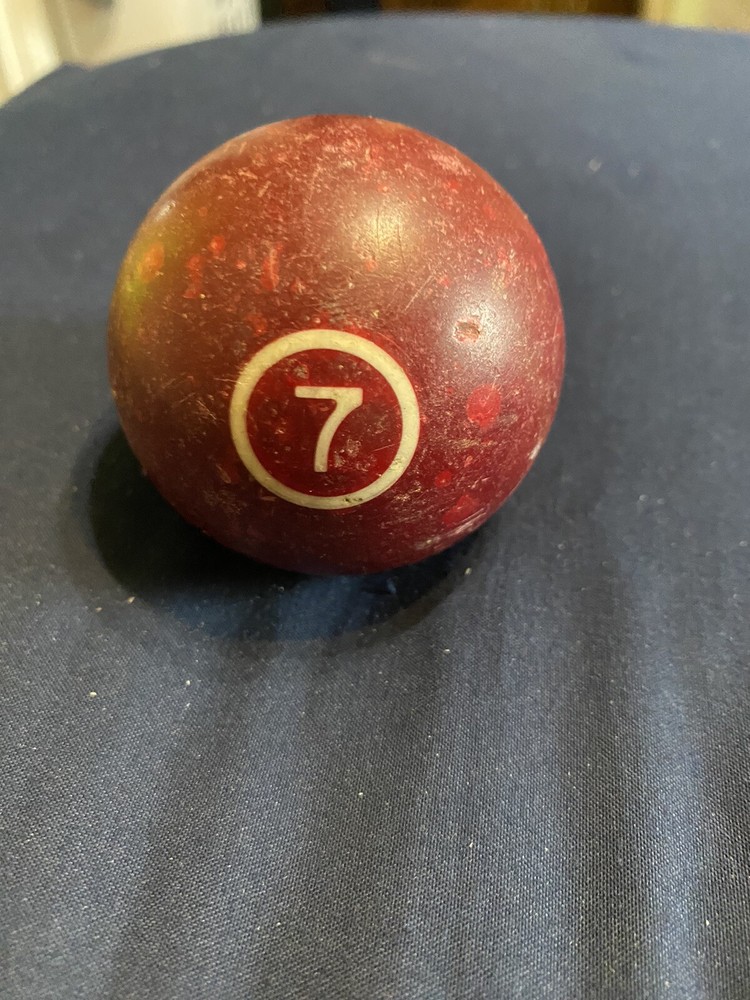 Vintage Pool Ball Number 7