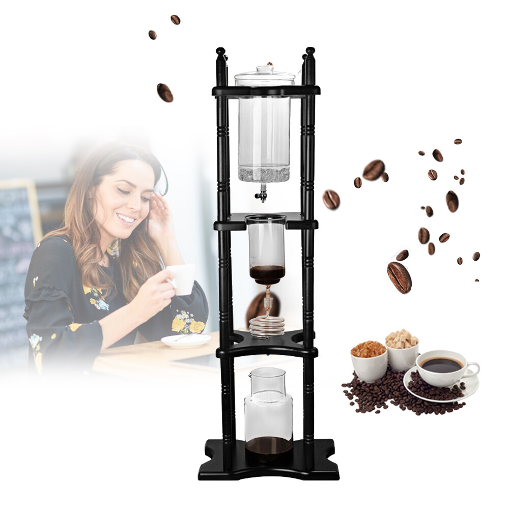 Coffee Maker Cold Brew Machine Glass Slow Drip Technology Ice Drip Coffee Pot US