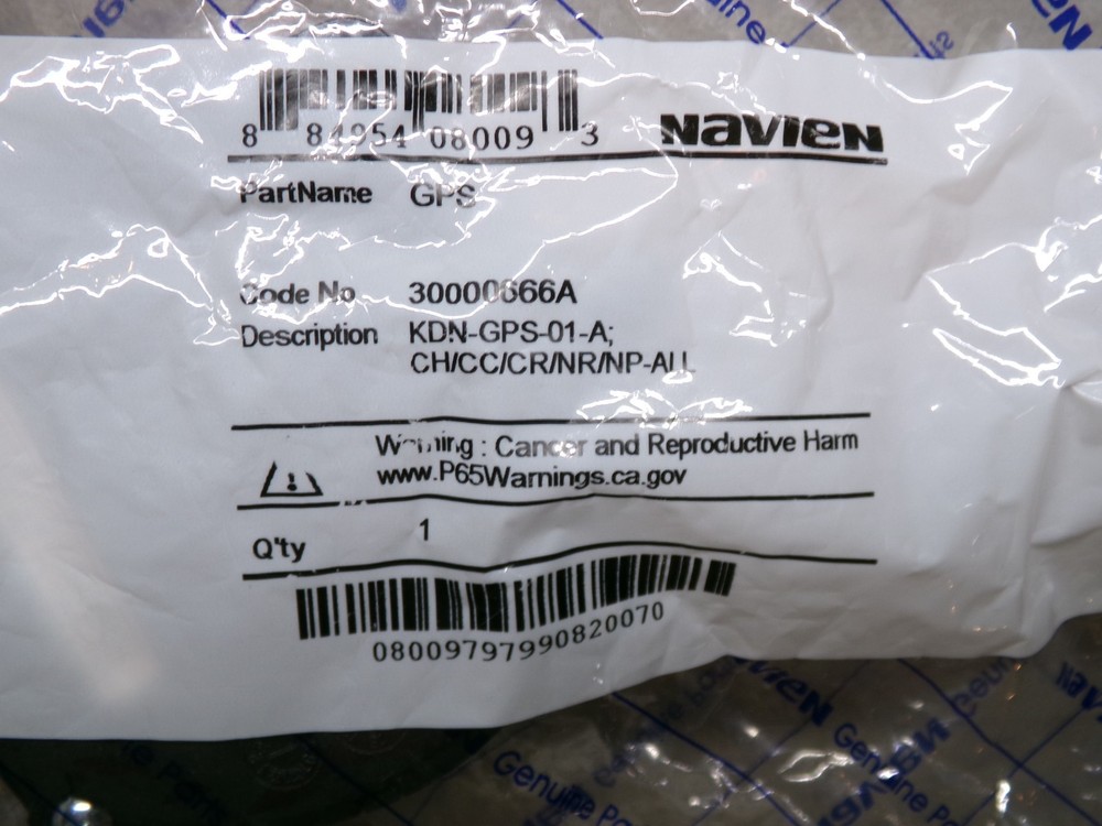 NAVIEN 30000666A GAS PRESSURE FLOW SENSOR KDN-GPS-01-A