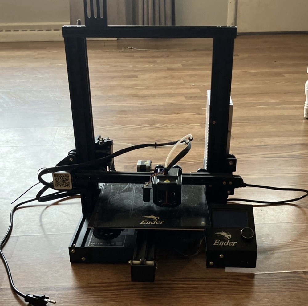 Ender 3 3D Printer, FDM Technology, USB, Heated Plate, 220x220x250mm