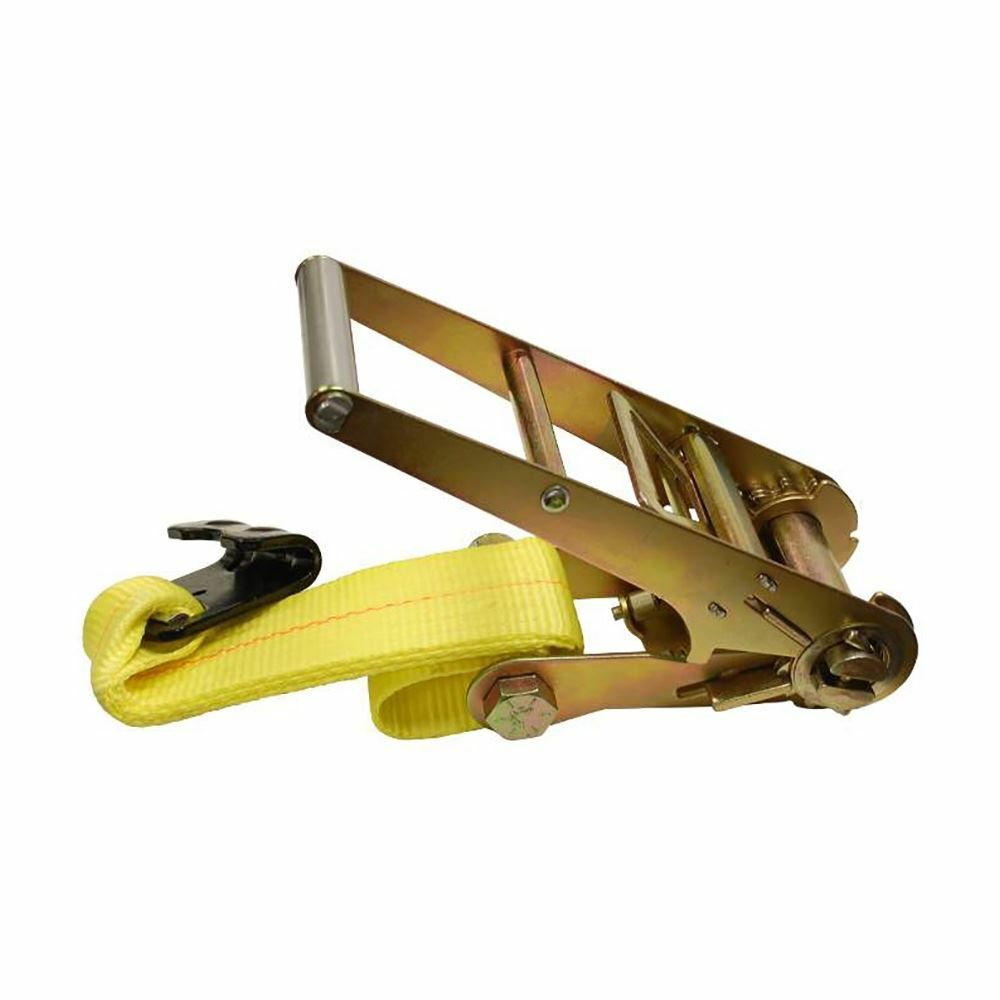 4" Ratchet Buckle w/ Flat Hooks, 4'