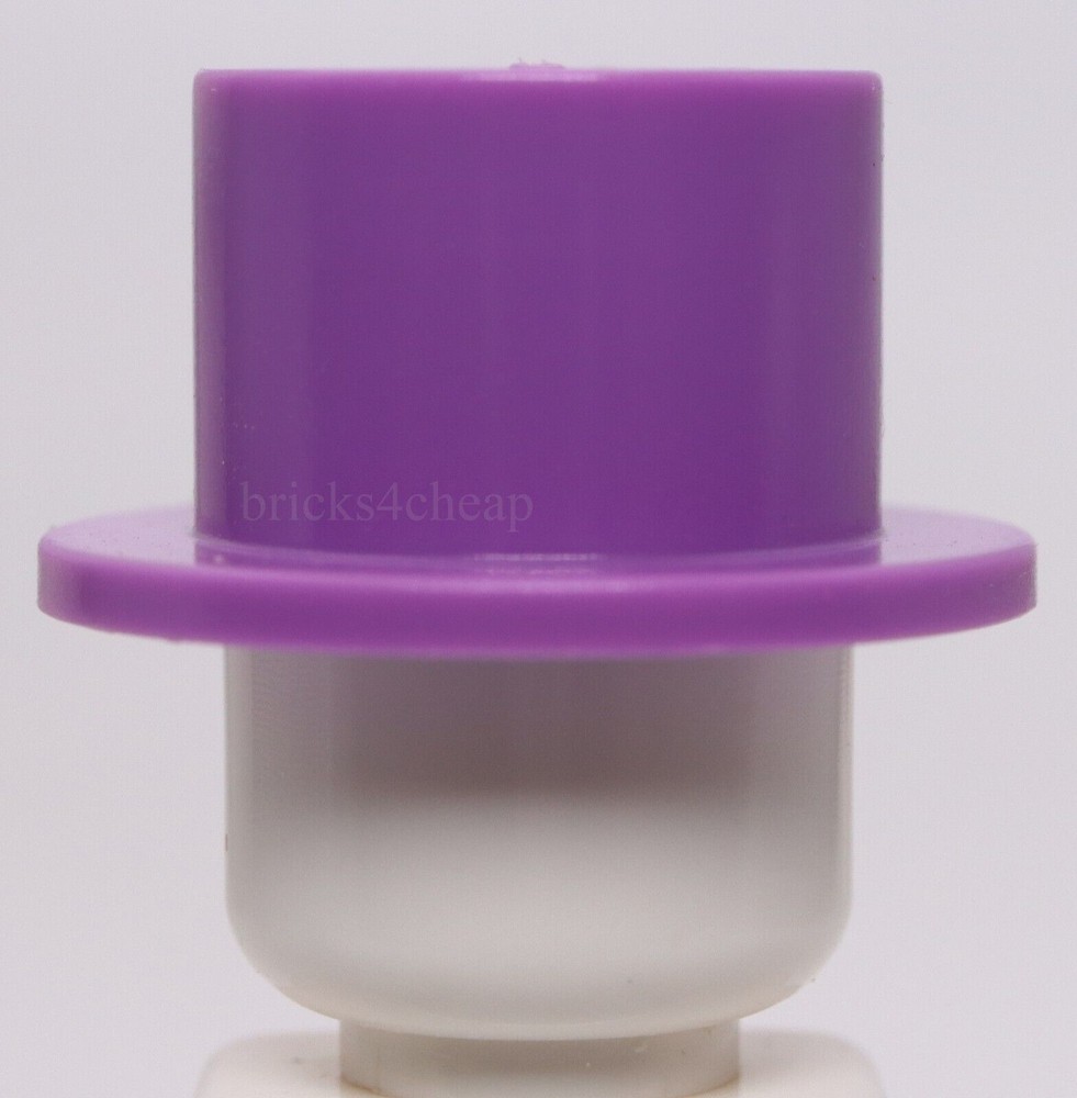 Lego Medium Lavender Minifigure Headgear Hat Top Hat