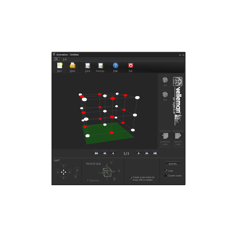 Velleman MK193 3D LED CUBE 3 x 3 x 3