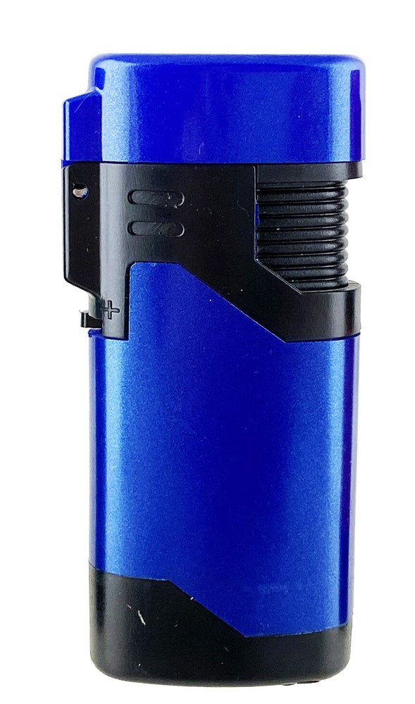 3 PACK Jet Torch Lighter Metallic Finish Adjustable Windproof Refillable