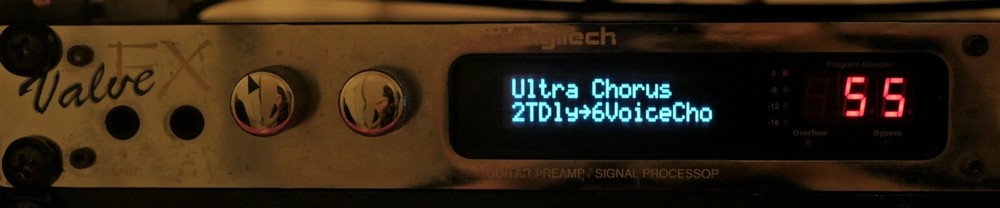 Digitech Valve FX / Legend II Custom OLED Display !