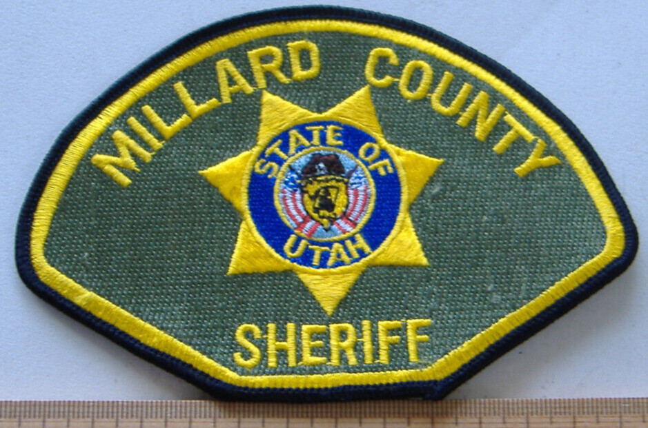 MILLARD  COUNTY  SHERIFF UTAH  FABRIC PATCH