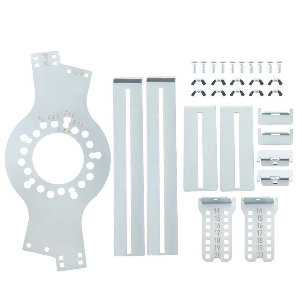 Wheel Fitment Testing Tool Tire Size For Test Measuring Mockup 5-Lug Pattern