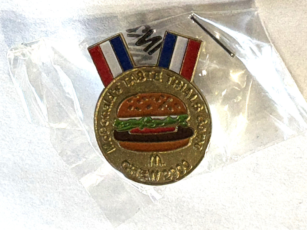 McDonald's Taste Trials Game Crew 2000 Lapel Pin