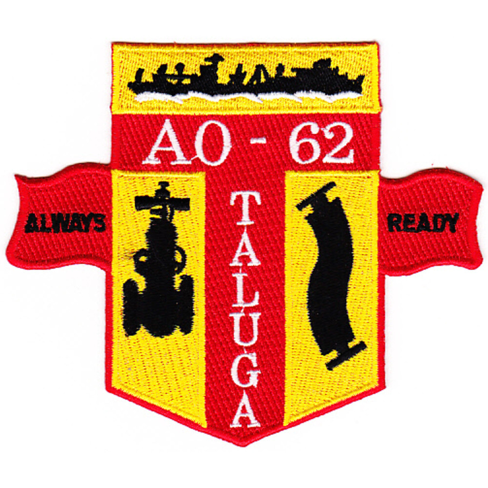 USS Taluga AO-62 Auxiliary Oiler Ship Patch