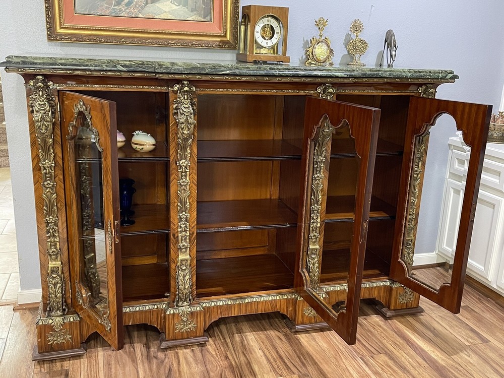 Beautiful, large Victorian style, Credenza, Display Sideboard