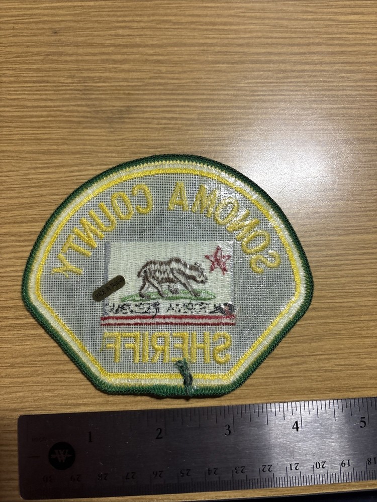 Sonoma County CA Sheriff Patch