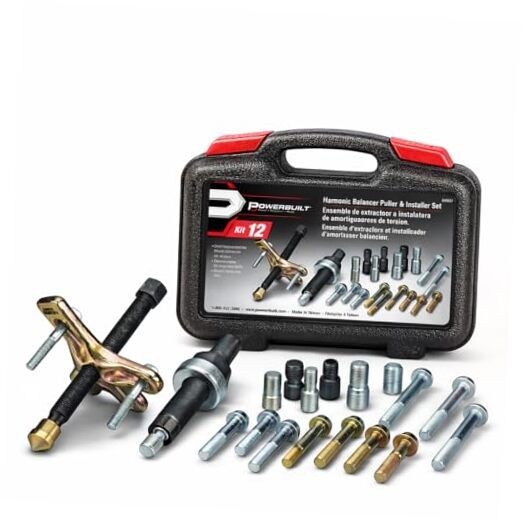 Harmonic Balancer Puller and Installer Tool Set, Install and Remove 30 Piece