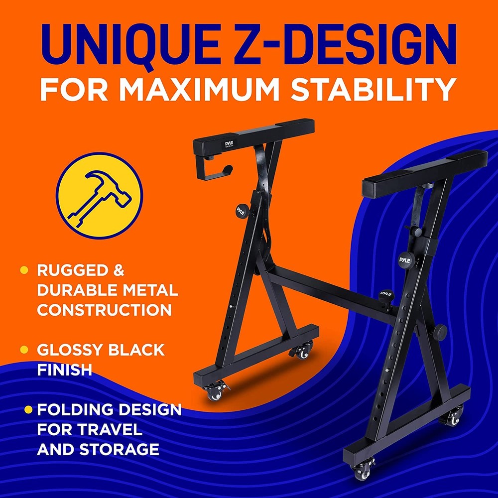 PylePro PKSTZ88 Heavy-Duty Keyboard Stand