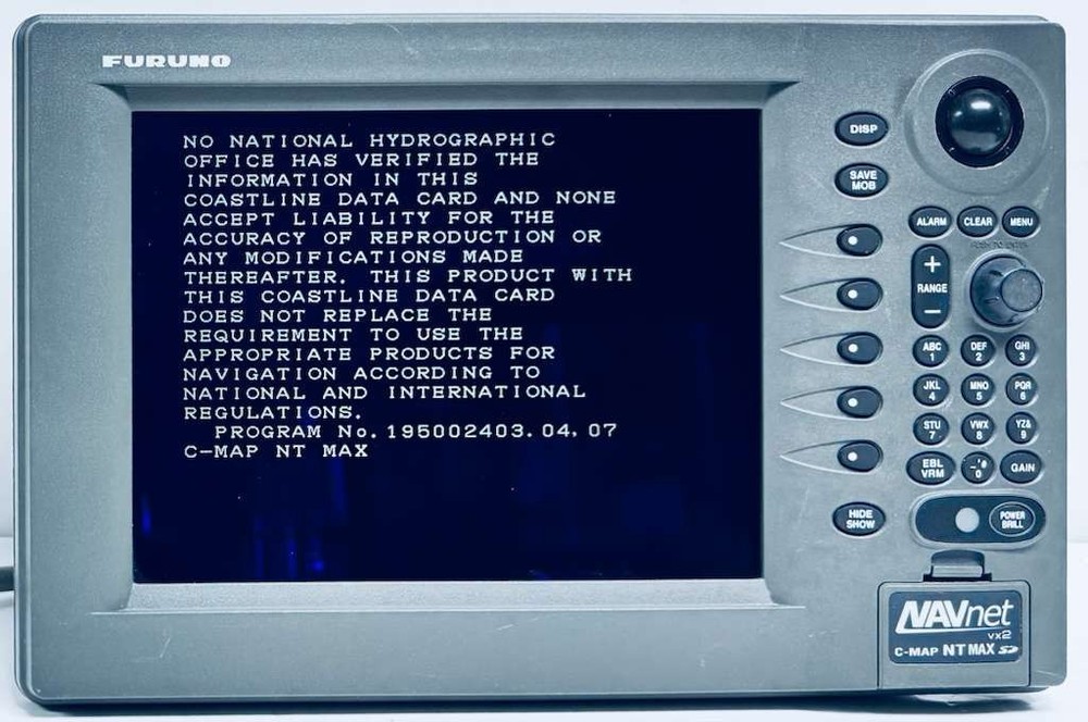 Furuno RDP 149 VX2 10" Navnet GPS Radar Chartplotter Display C-Map Clean