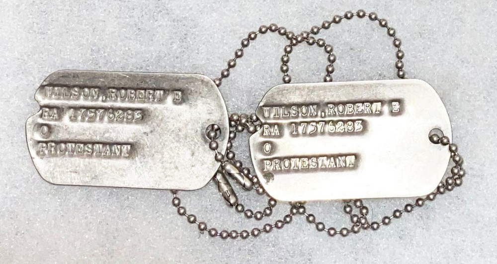 Robert Wilson Dog Tag Set