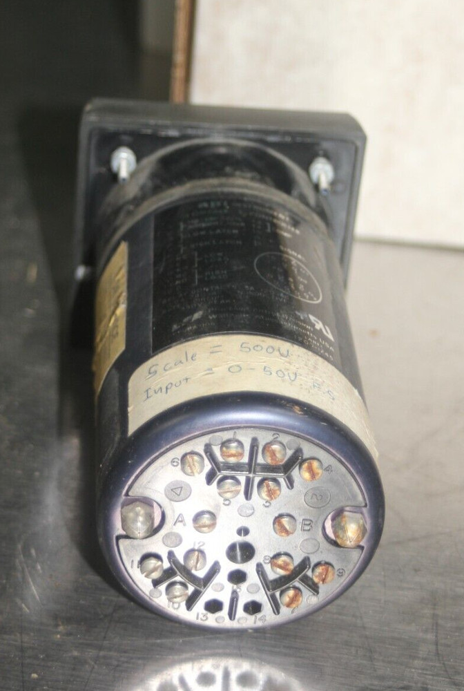 API Instruments 0/500 AC Voltmeter 1200-1245