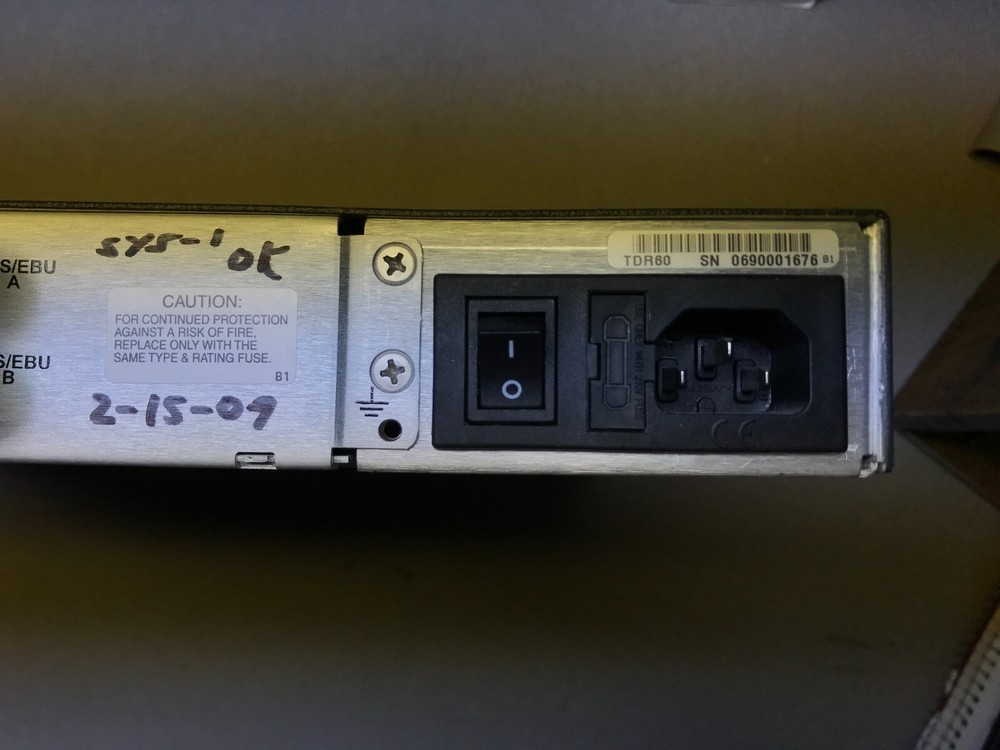 Tiernan TDR 60 IRD MPEG2-DVB receiver decoder TDR60