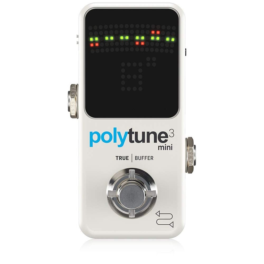 TC Electronic POLYTUNE 3 MINI Tiny Polyphonic Tuner with Multiple Tuning Mode...